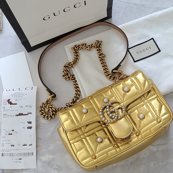 SOLD Gucci marmont bag $3350 - Picture 4 of 15